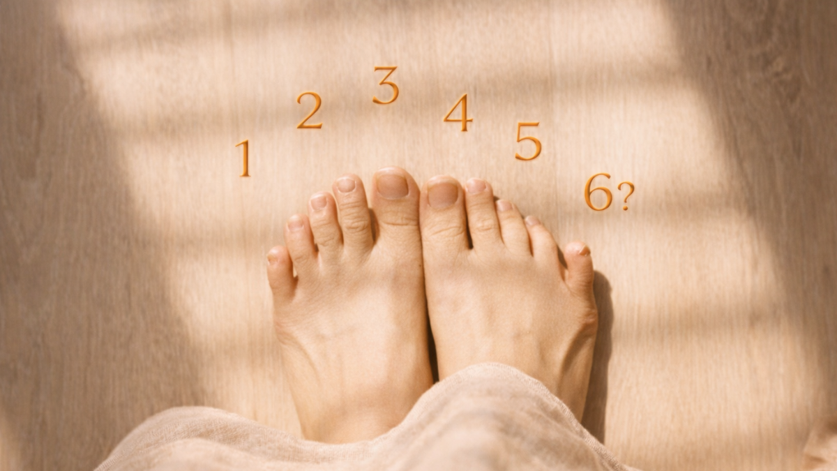 Do You Have a 6th Toe? Here's What It Says About Your Soul's Vision