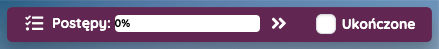 Pasek postępów