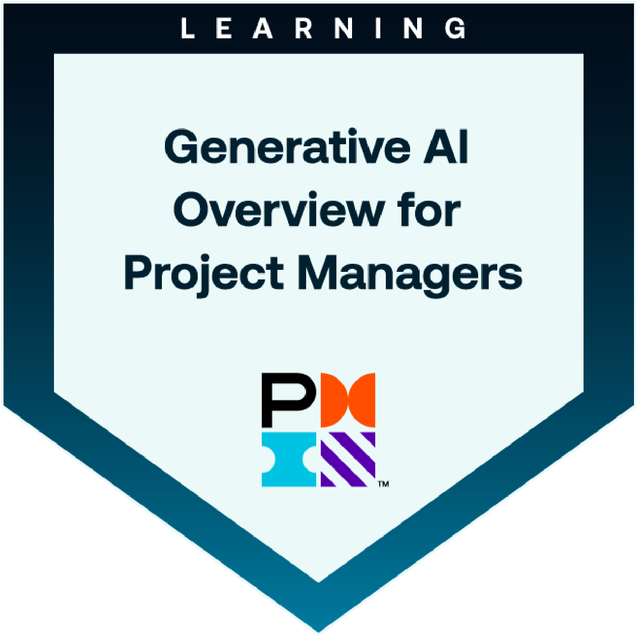 Generative AI Overview for Project Managers Badge