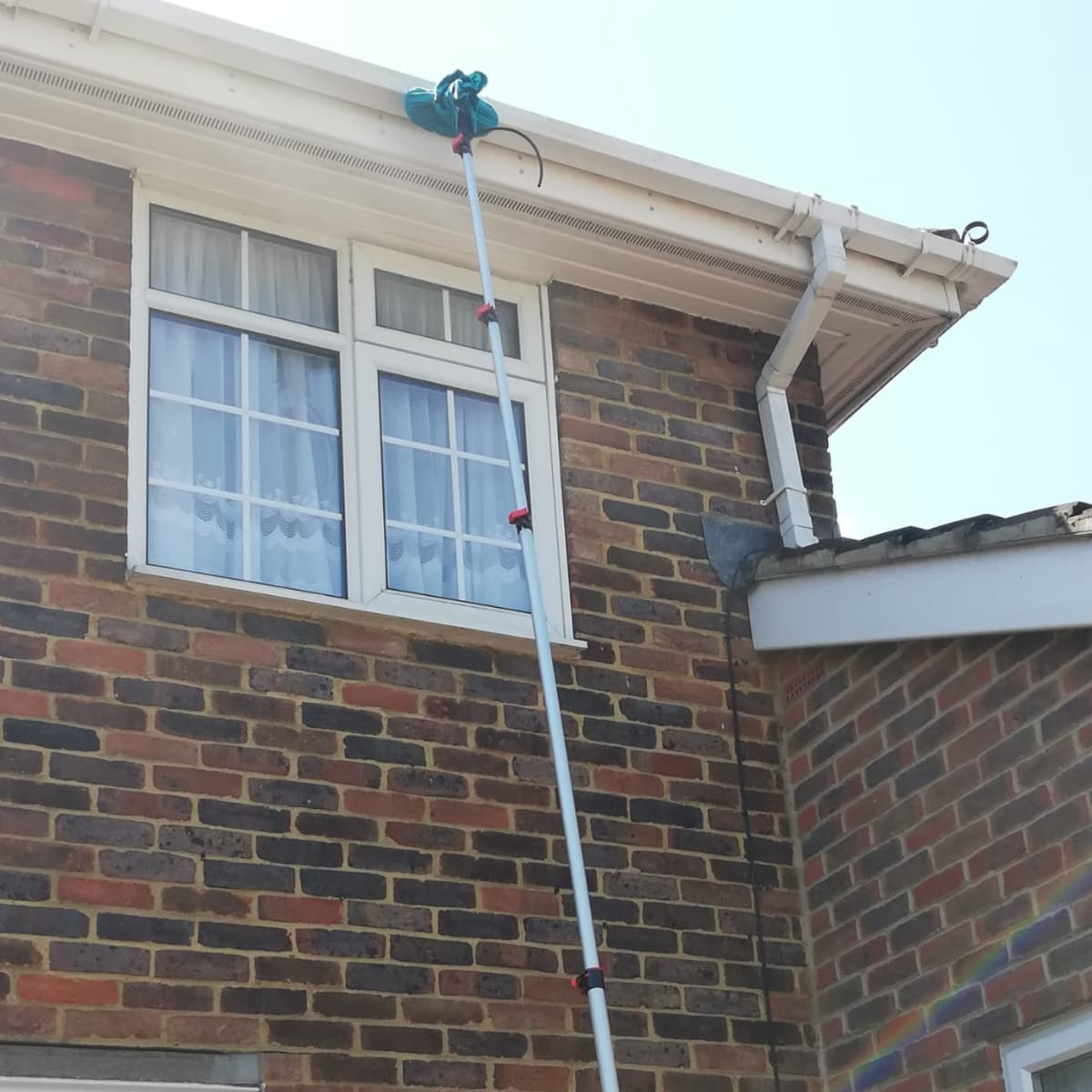 Fascia and soffit board cleaning for a property in Strood