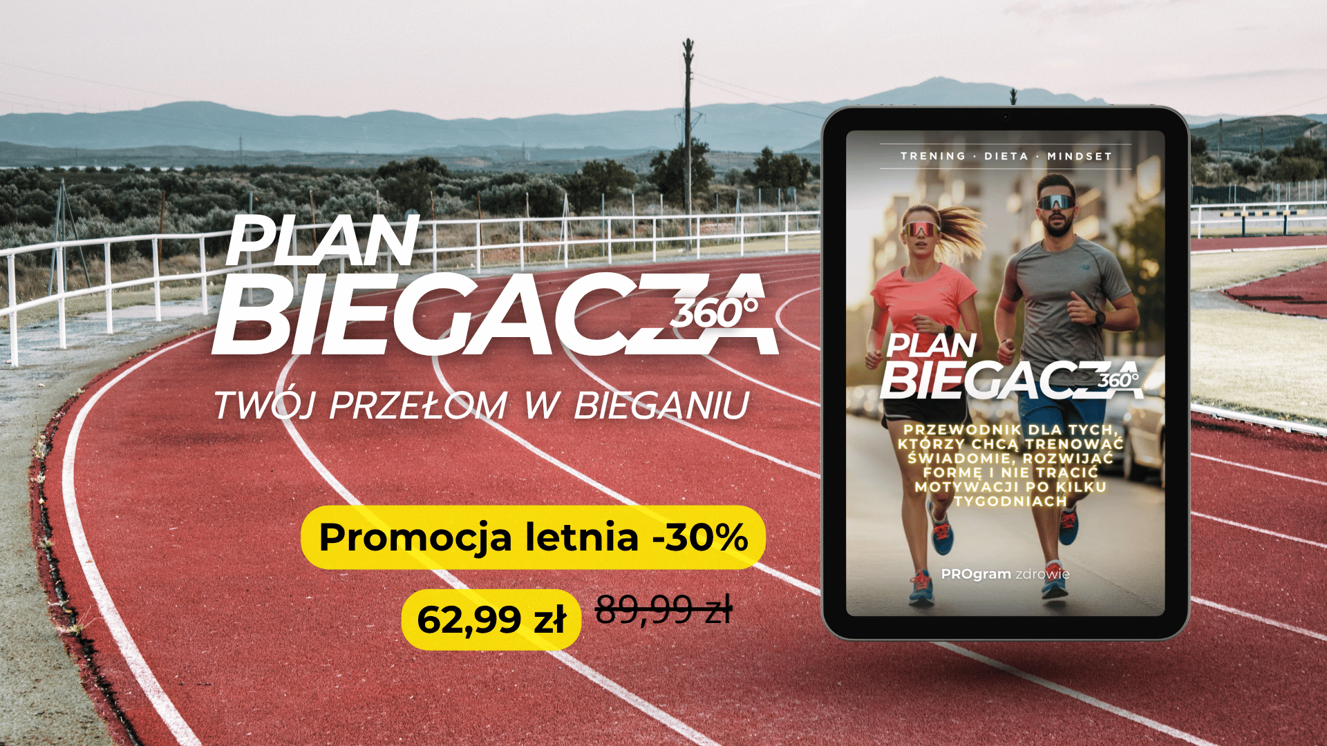 „Plan biegacza poradnik”, „Dieta dla biegacza e-book” 