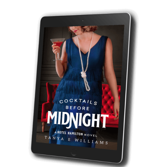 Cocktails Before Midnight by Tanya E Williams, an eBook historical women’s fiction novel set in 1920s Vancouver
