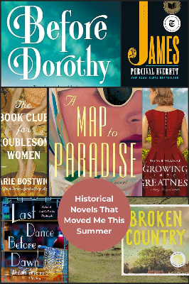 Historical novels that moved me this summer