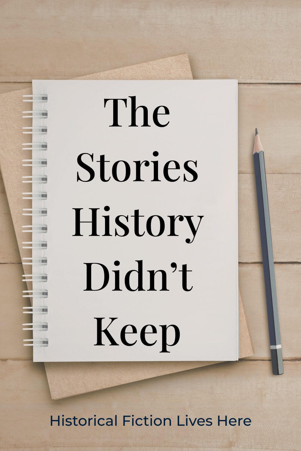 A notebook with the title 