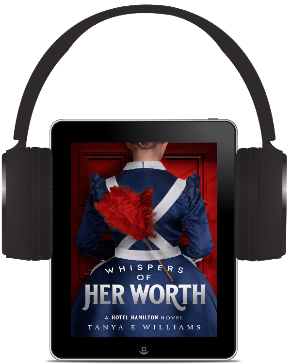 Whispers of Her Worth by Tanya E Williams, an audiobook historical women’s fiction novel set in 1920s Vancouver