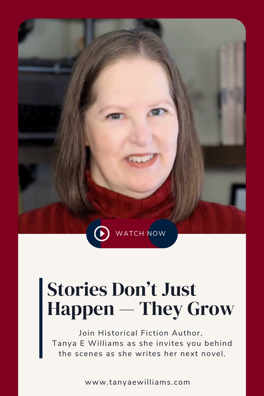 Historical Fiction author, Tanya E Williams