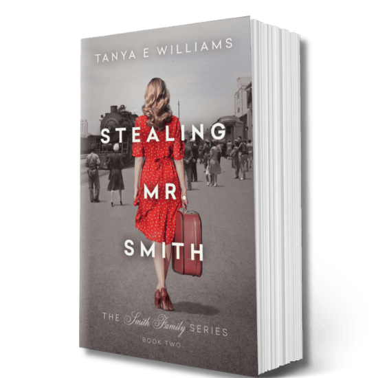 Stealing Mr. Smith by Tanya E Williams, a paperback historical women's fiction set in the American midwest in the 1940s