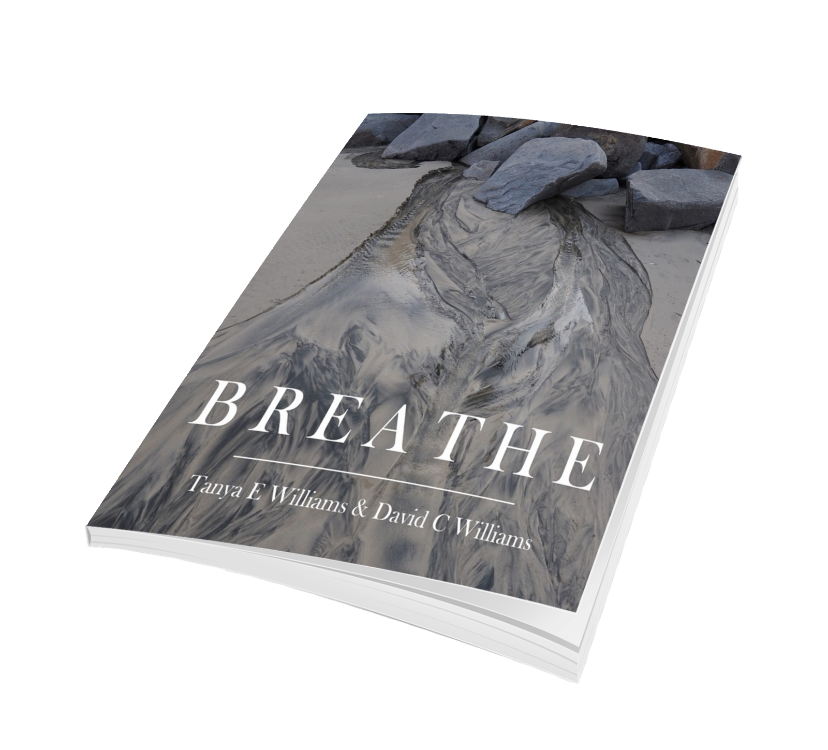 Breathe by Tanya E Williams & David C Williams, a paperback inspirational, photographic non-fiction book perfect for reflection and introspection