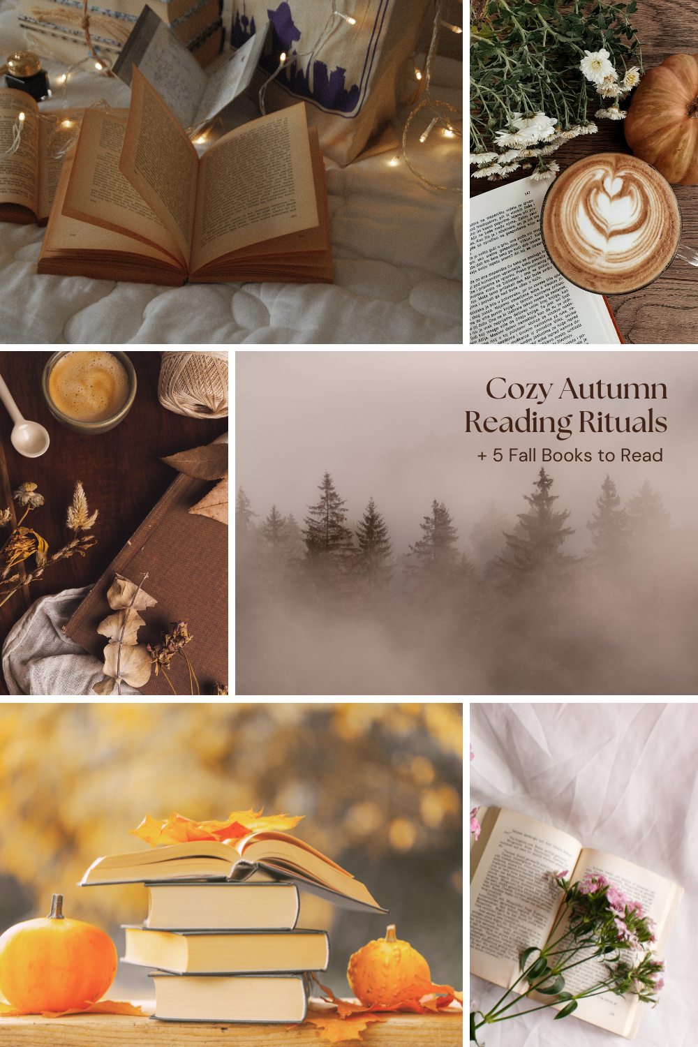 Cozy autumn reading rituals + 5 fall books to read