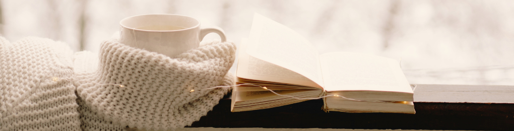 Cozy book and tea