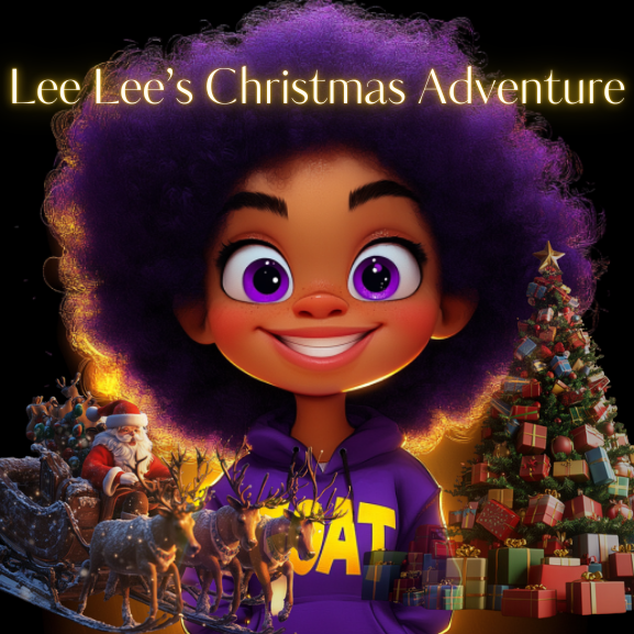 Lee Lee's Christmas Adventure Read Along with Coloring page