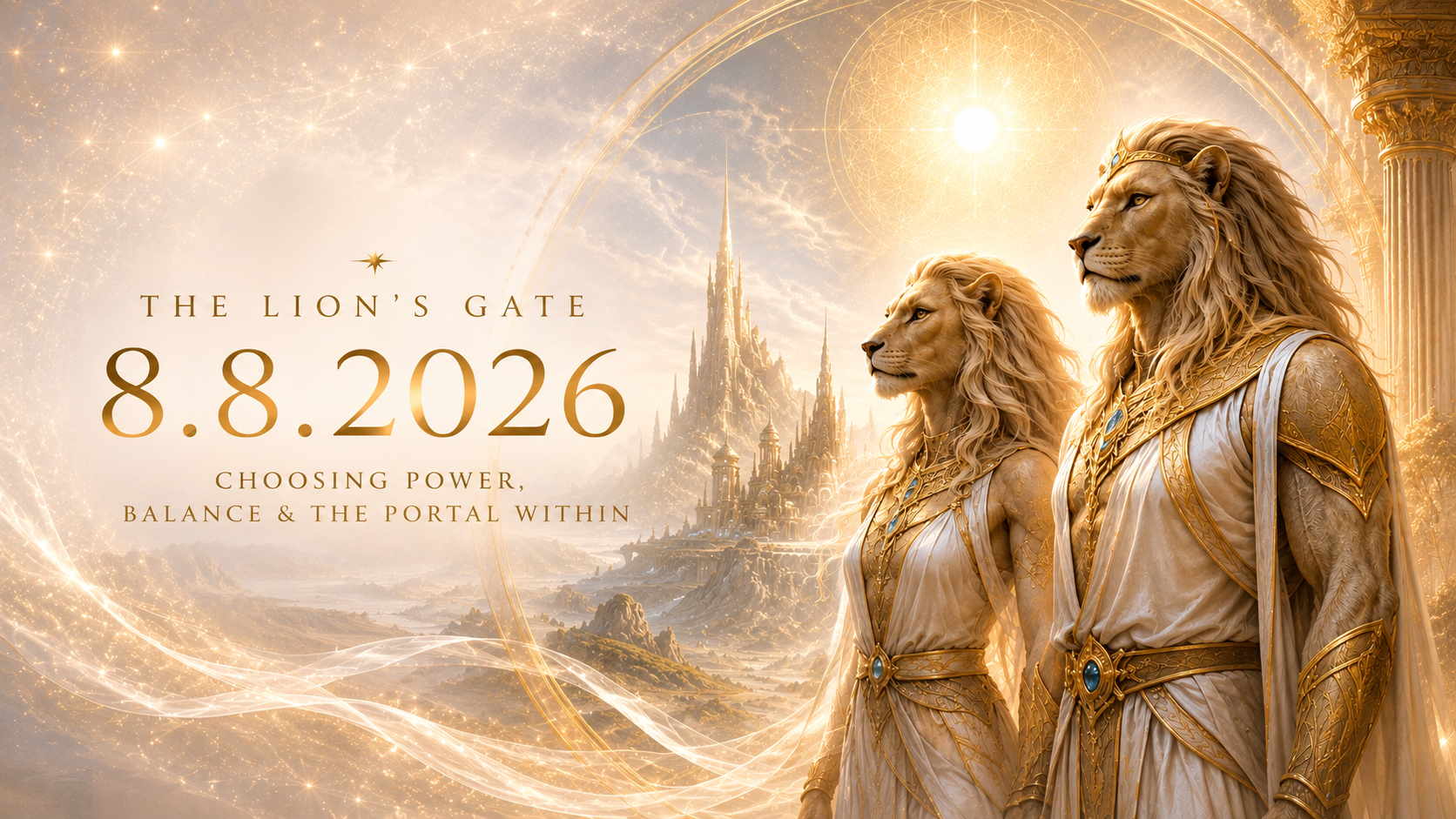 The 8.8.2026 Lion’s Gate: Choosing Power, Balance & the Portal Within