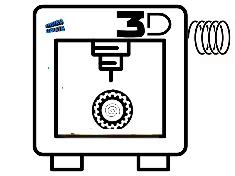 Proyecto impresión 3D: hacer un espirógrafo en primaria