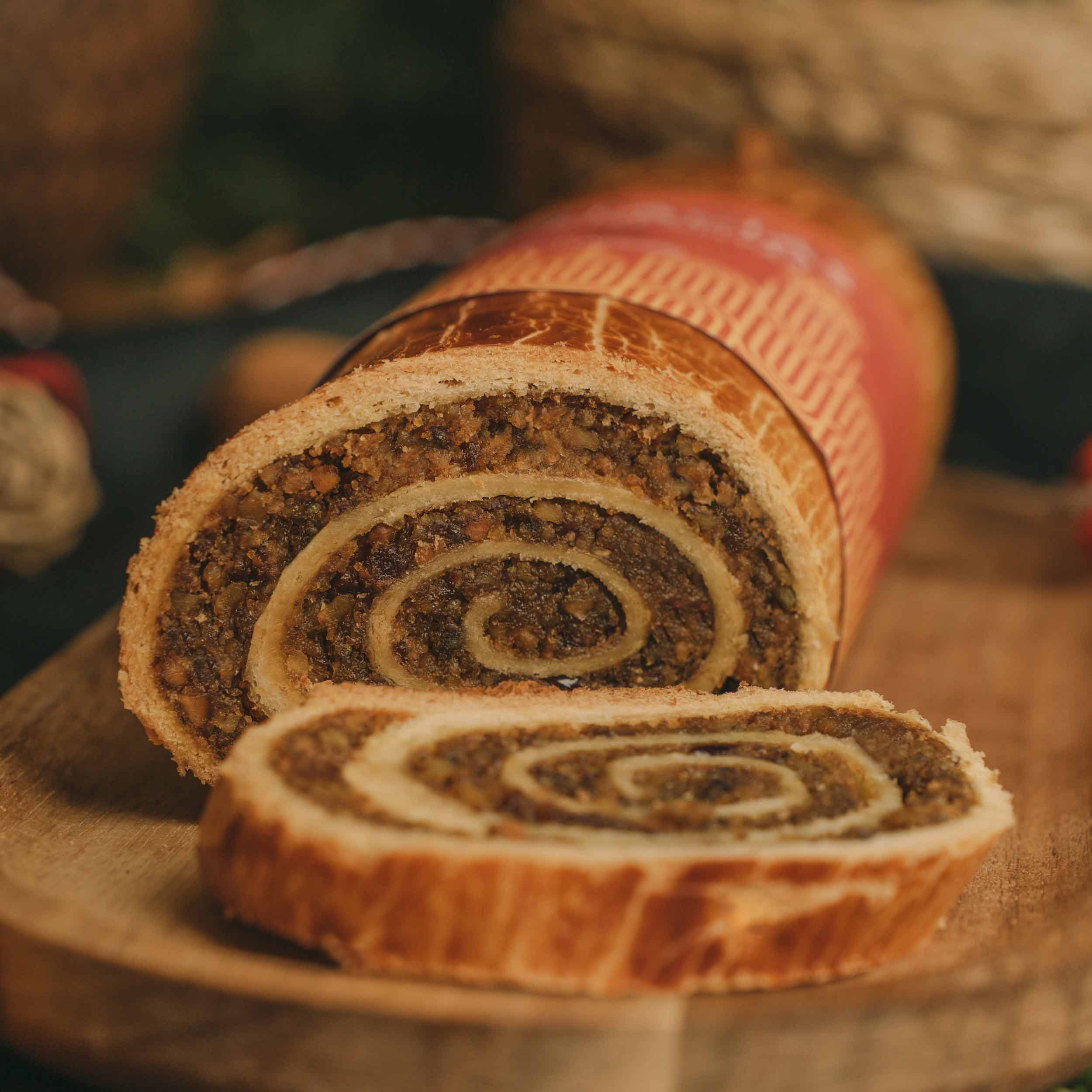 Emmarozs pisztáciás bejgli