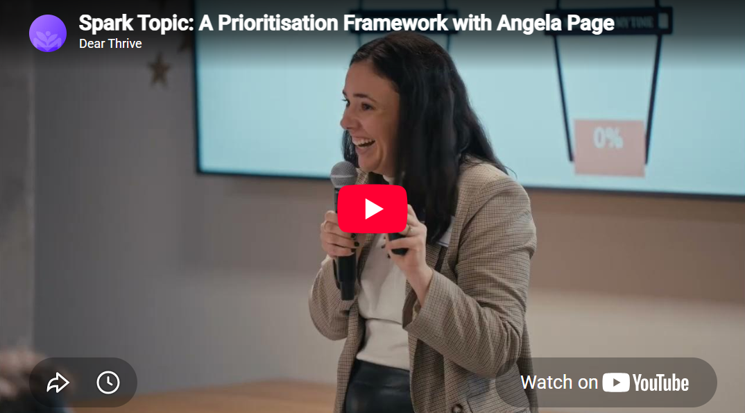 Prioritisation Framework - Your Energy is Finite, Spend it Wisely!