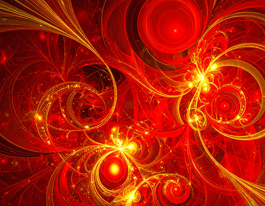 red and yellow swirl image of a dangerous idea