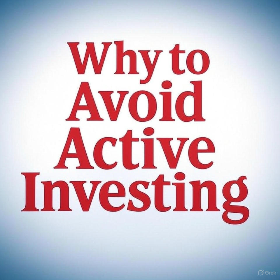 Should You Avoid Active Investing?
