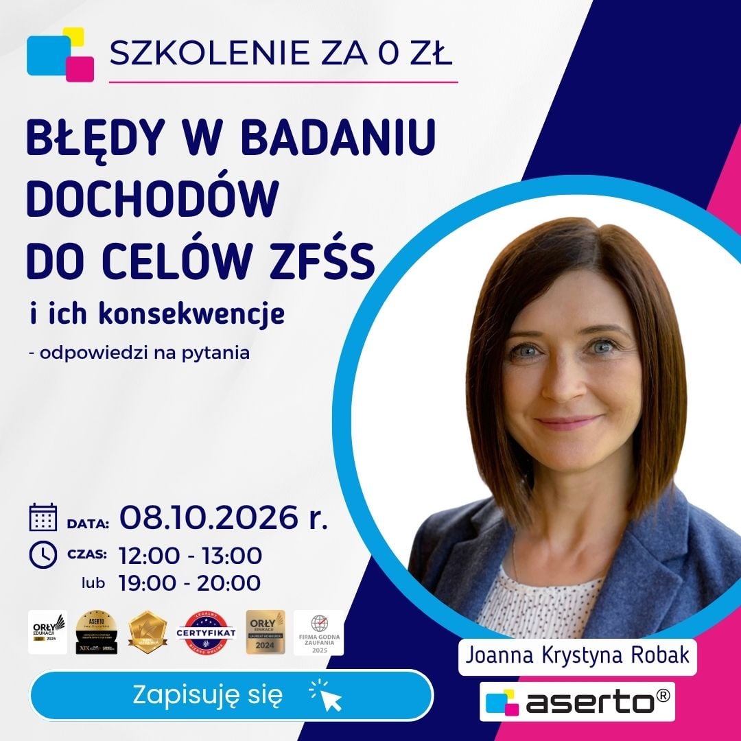 Błędy w badaniu dochodów do celów ZFŚS i ich konsekwencje - odpowiedzi na pytania