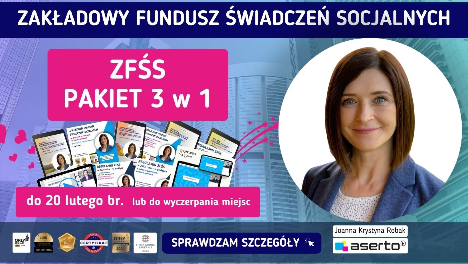 Szkolenia 2026 ZFŚS Pakiet 3 w 1