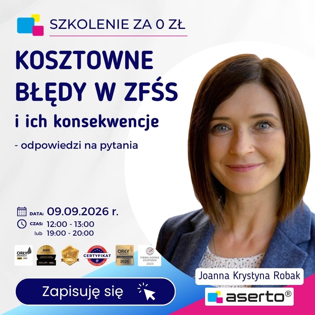 Kosztowne błędy w ZFŚS i ich konsekwencje - odpowiedzi na pytania - szkolenie za 0 zł