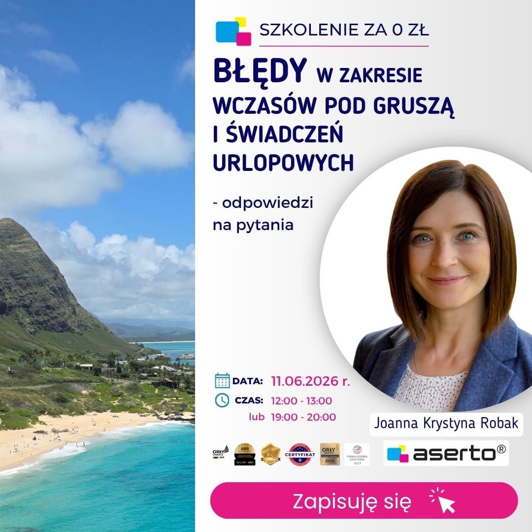 Błędy w zakresie wczasów pod gruszą i świadczeń urlopowych