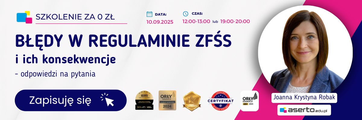 Błędy w Regulaminie ZFŚS i ich konsekwencje