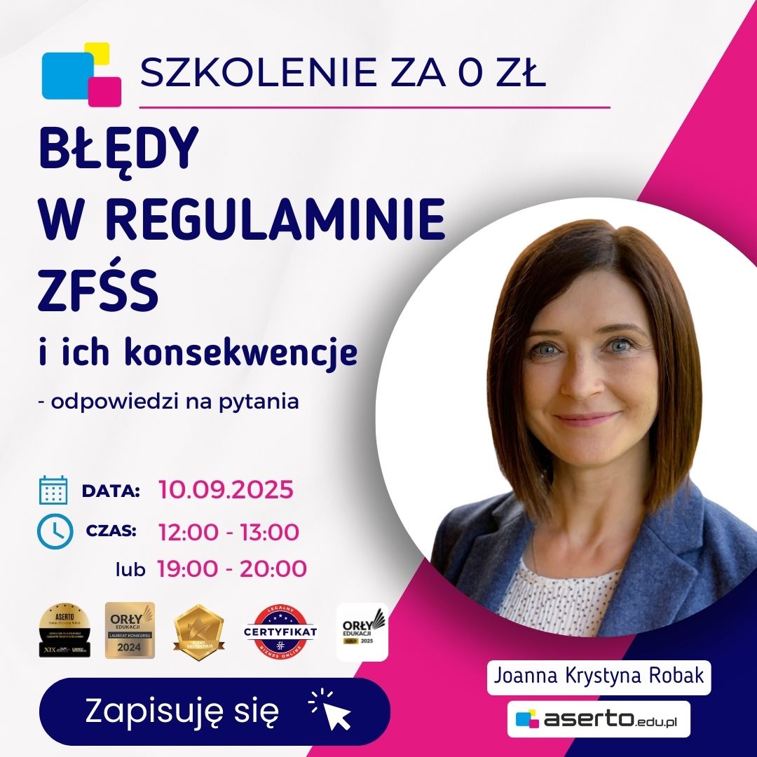 Błędy w Regulaminie ZFŚS i ich konsekwencje