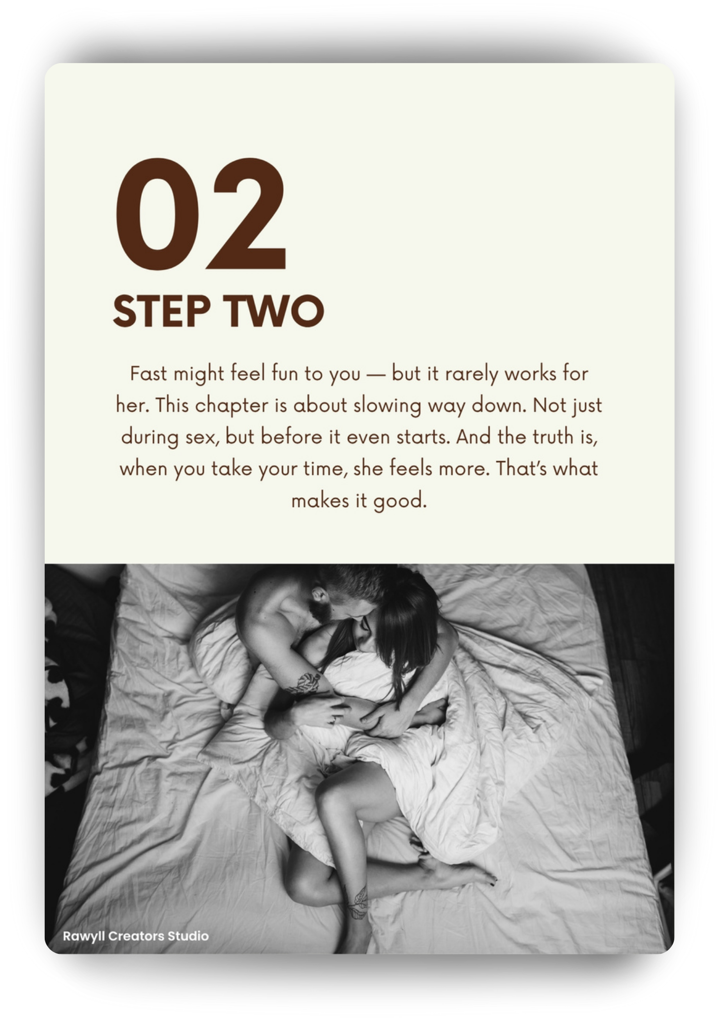 Second Chapter of 3 Real Steps to Please Her Again in Bed for Mens