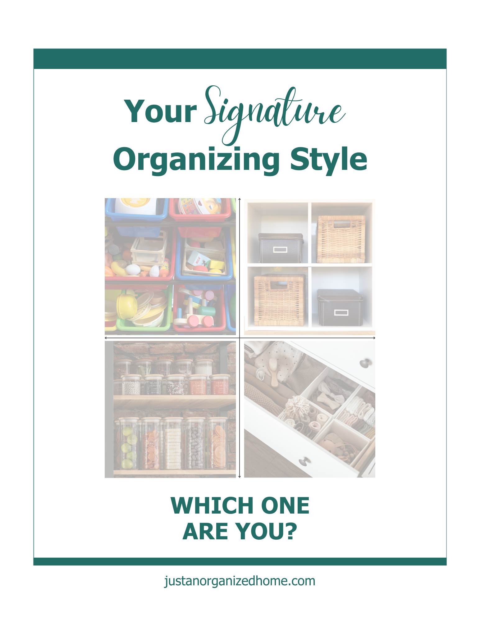 Cover of Your Signature Organizing Style Workbook