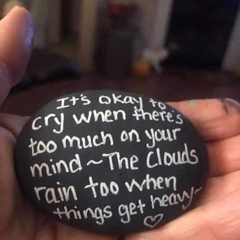 Image shared in Shirley’s reflection on letting it rain