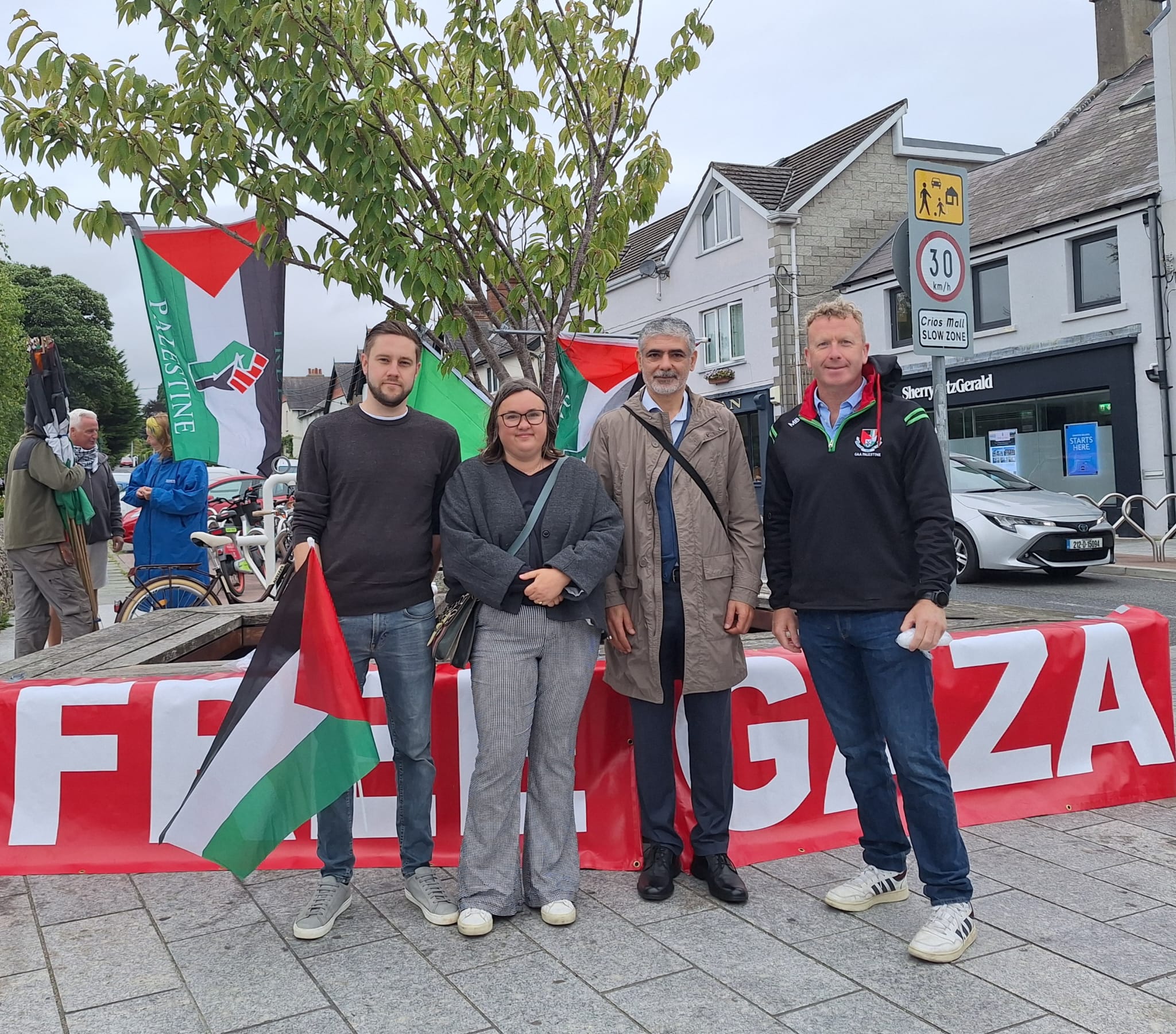 Deputy Ambassador of Palestine Attends Greystones Solidarity Gathering