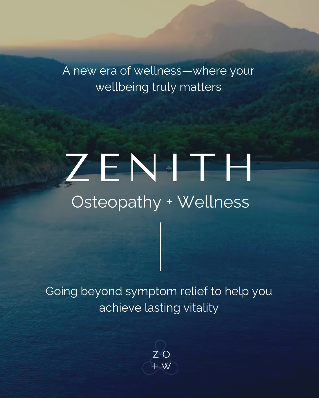 Zenith Osteopathy & Wellness logo, representing the brand identity