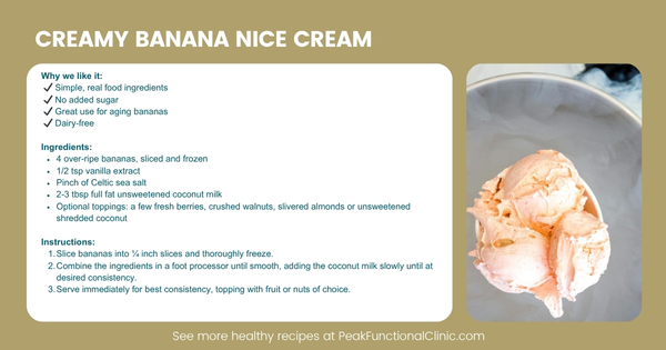 Creamy Banana Nice Cream