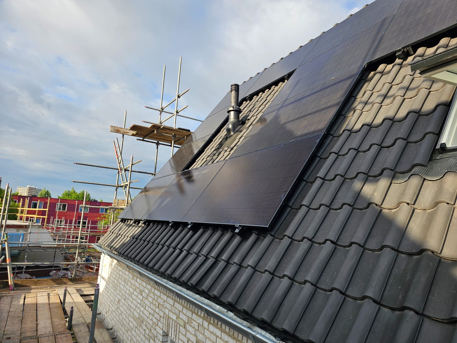 Solar panel installation