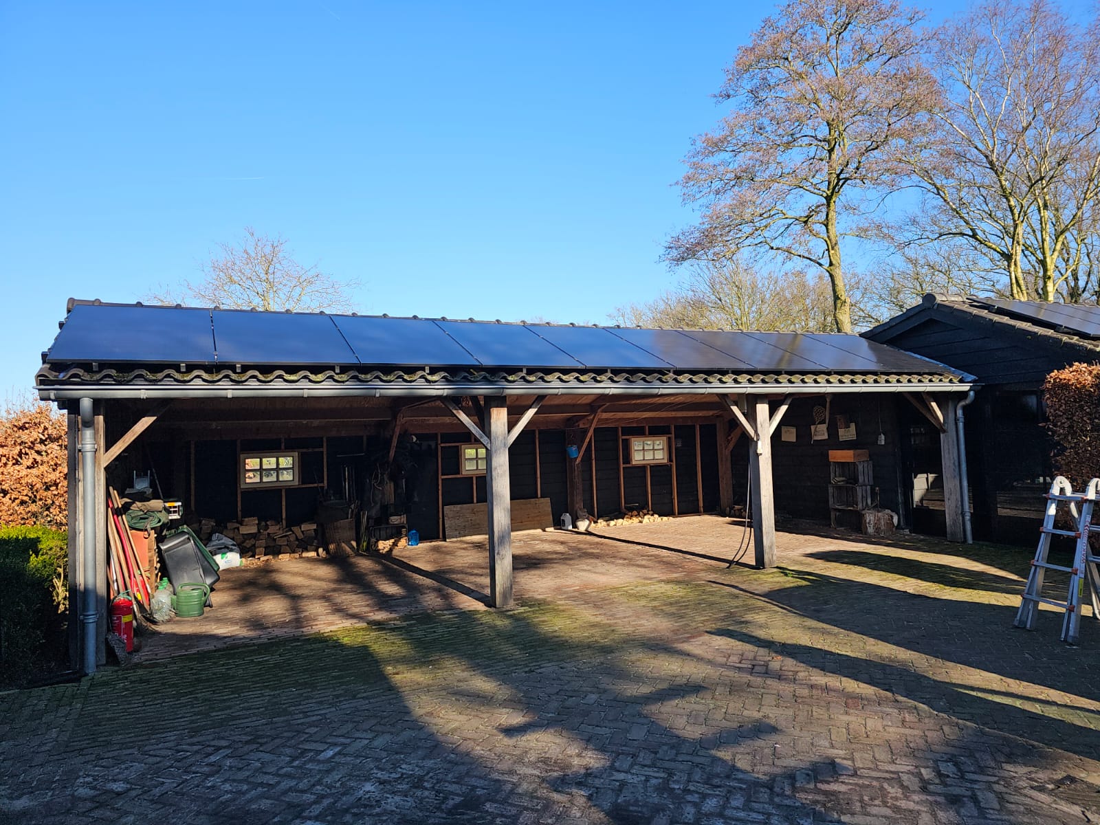 Solar panel installation