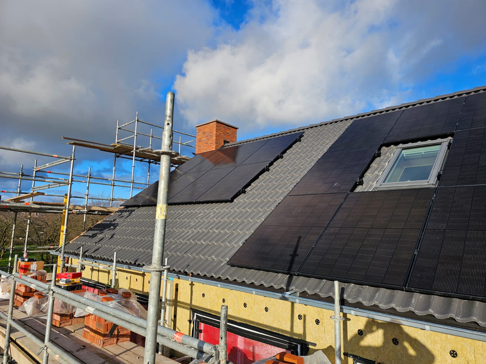 Solar panel installation