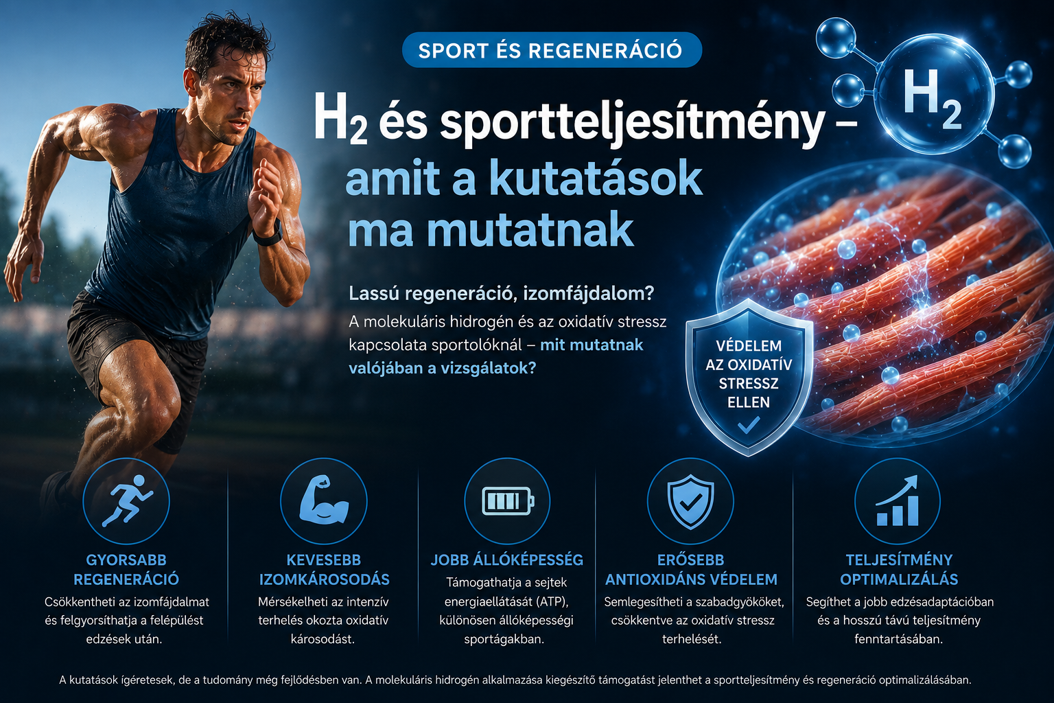 H2 és sportteljesítmény – amit a kutatások ma mutatnak