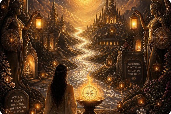 Image of a woman inside her hidden inner world- The Inner Kingdom