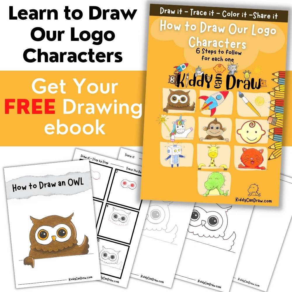 Learn to draw our logo characters eBook