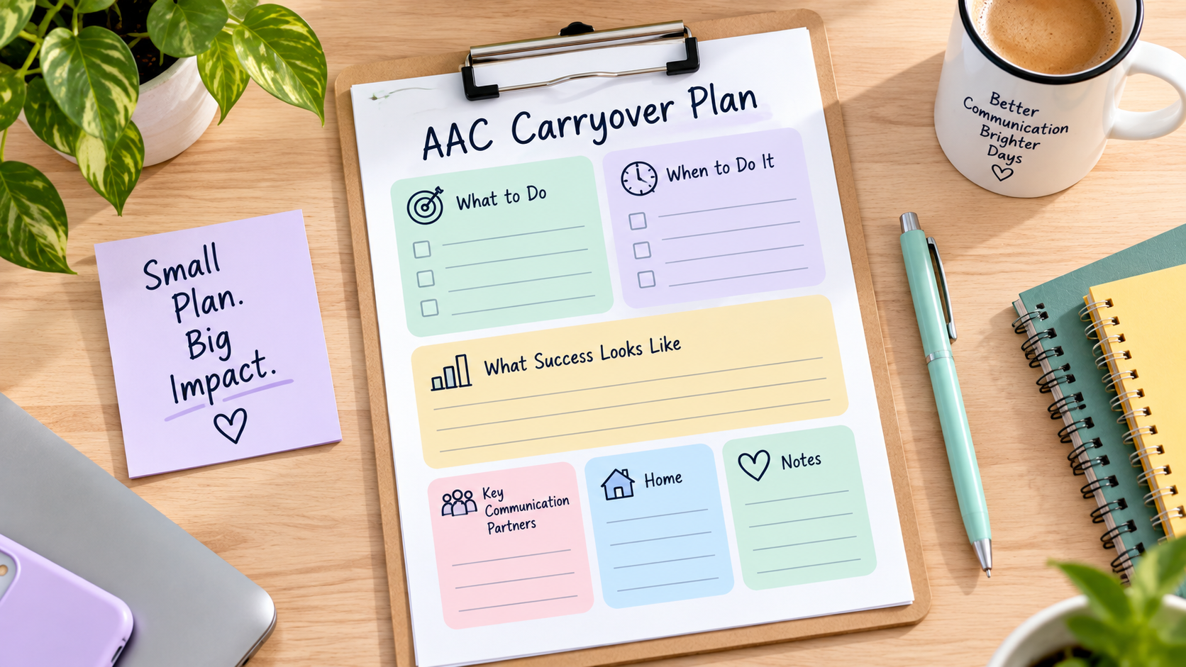 The AAC Carryover Plan That Actually Gets Used