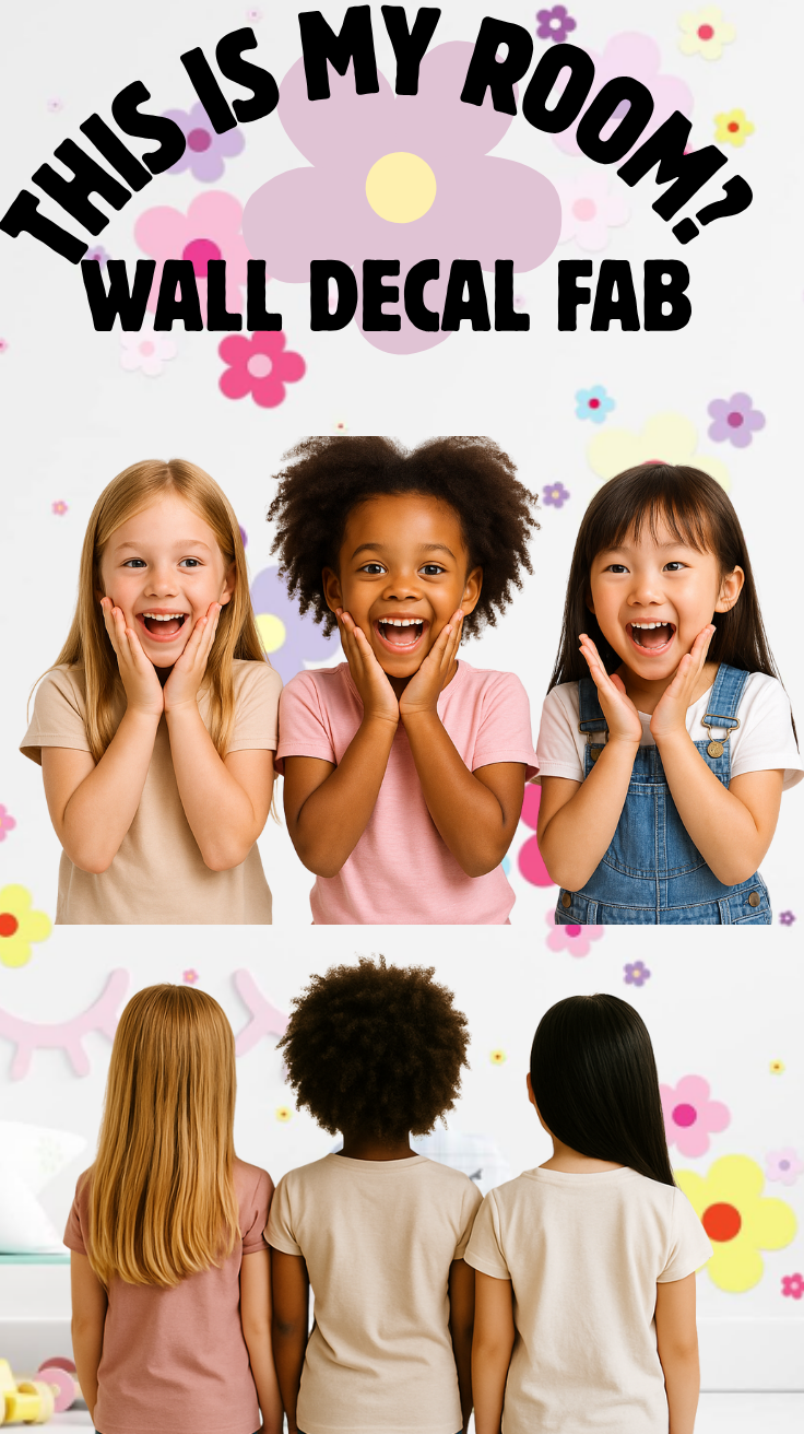 🌈 Why Wall Decals Are the Secret Sauce of a Little Girl’s Room Makeover