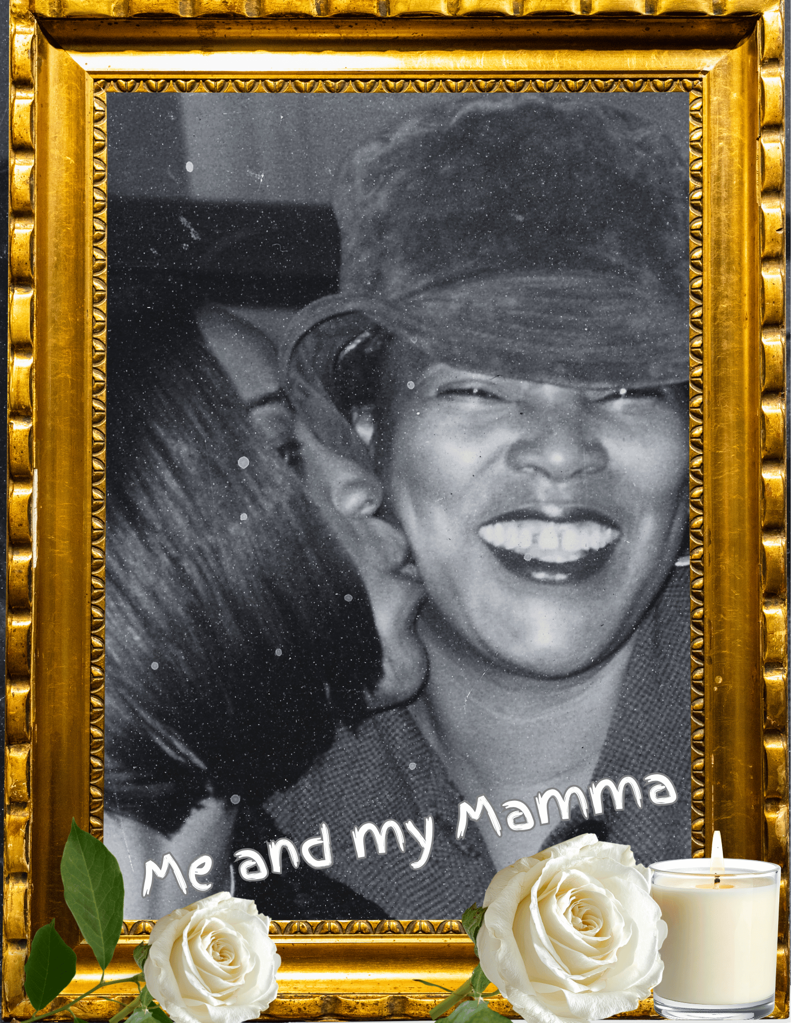 Modern funeral program booklet honoring a beloved mother