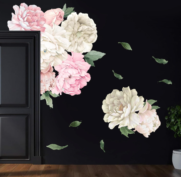 Wall Decals, Elegant Floral Stickers