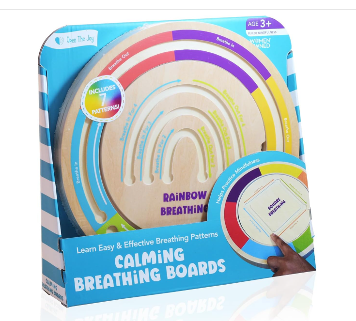 alming Breathing Boards for Kids and Adults, Mindfulness and Relaxation Tools - Ages 4 and Up