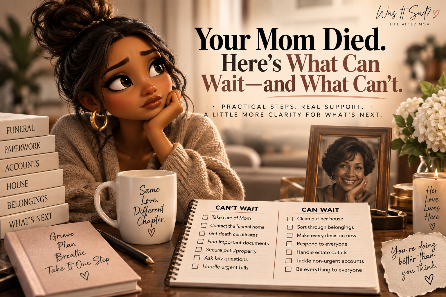 Your Mom Died. Here’s What Can Wait—and What Can’t.