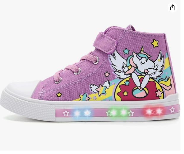 Kids Toddler Sneakers Light Up Flashing Shoes Girls Boys