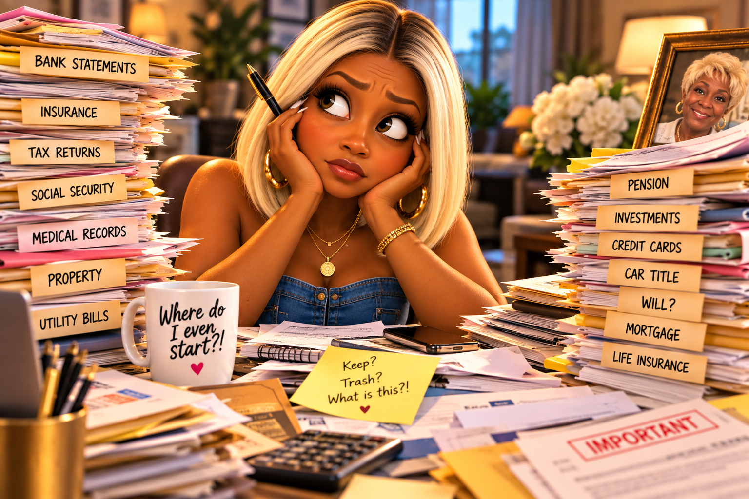 Mom Had HOW Many Important Papers?! What to Do With Your Mom's Documents After She Dies