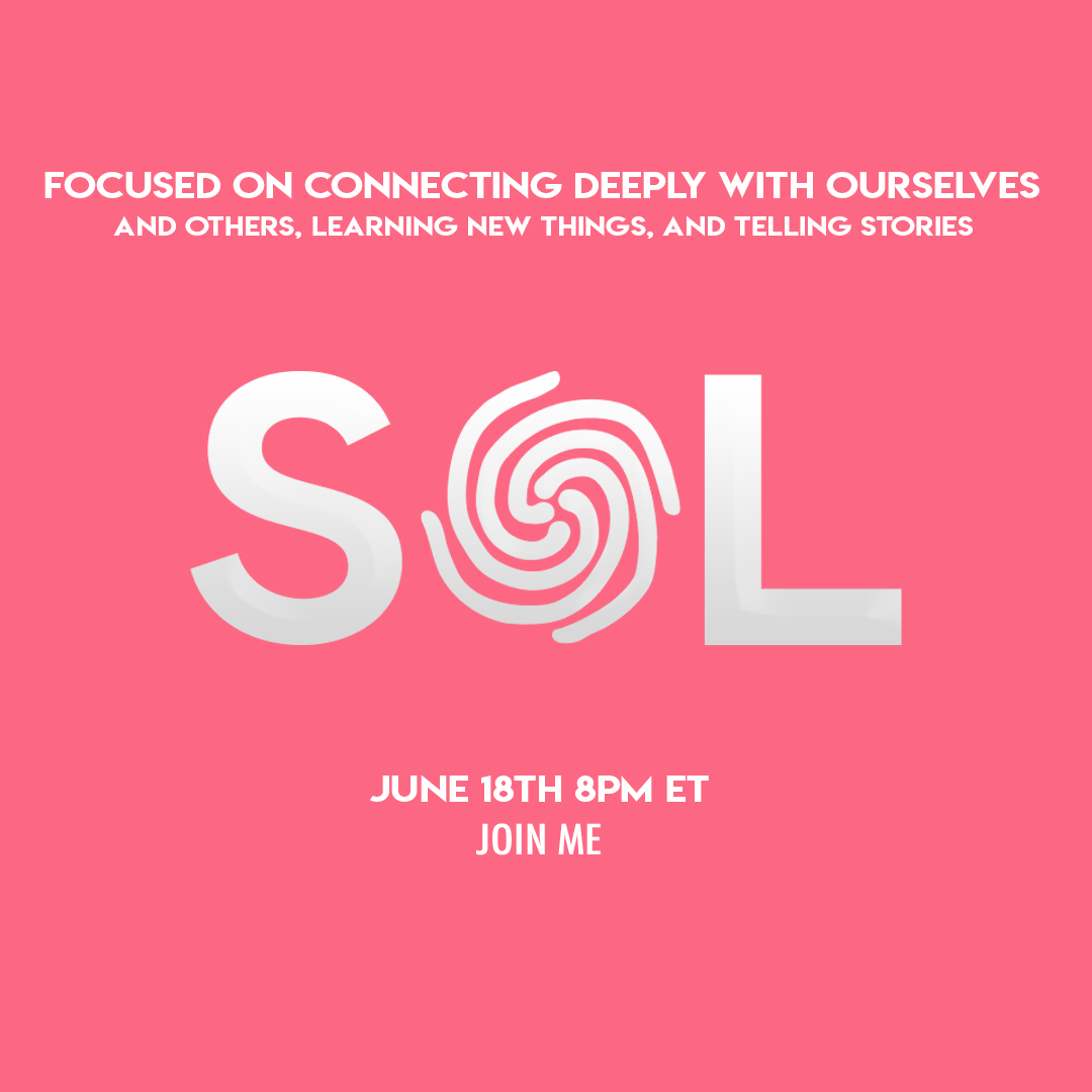 Join me for a guided meditation at SOL circle.