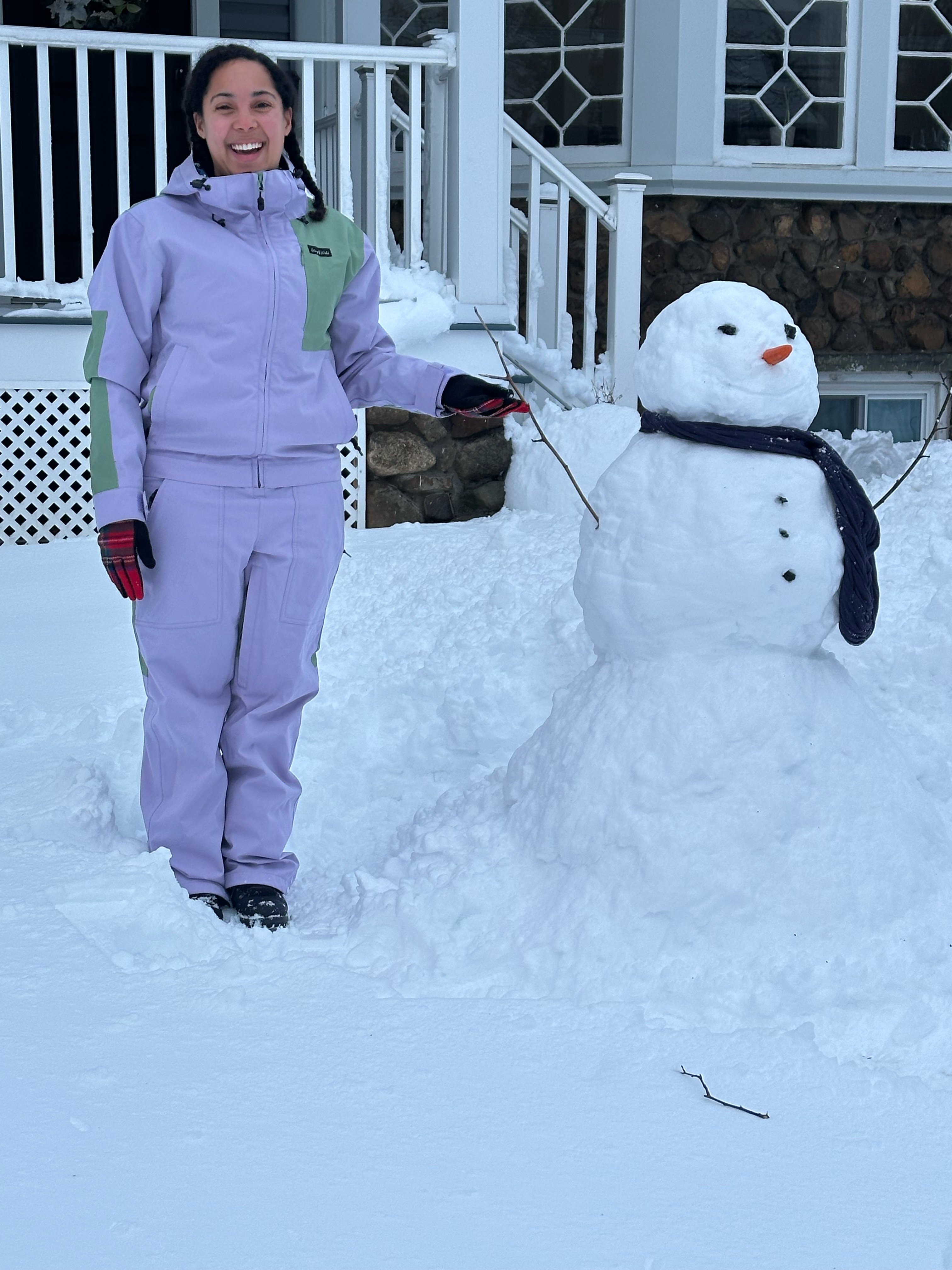 Today’s forecast: 100% chance of snowman☃️