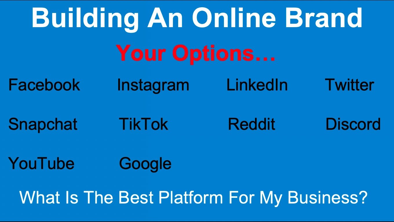 List of social media platform that one can use for business ideas and growing their business.